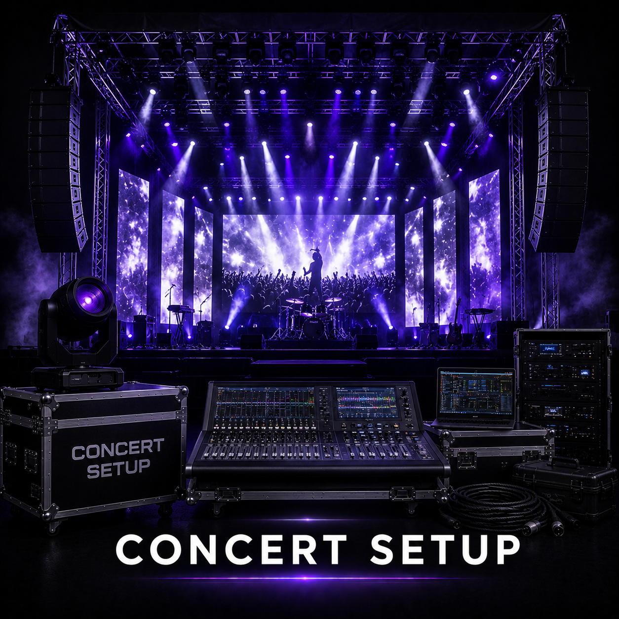 Concerts AV Setup — Soundbox Dubai